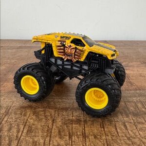 Hot Wheels Monster Truck die-cast  Max-D 1:64 scale (yellow)
